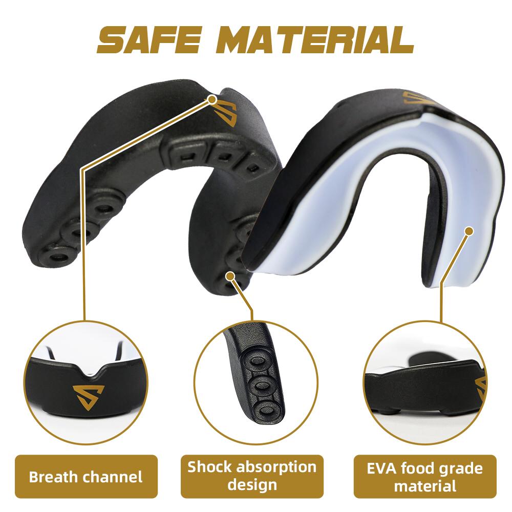 SPORTECTION™ Youth Mouth Guard with Case — Custom Fit for Young Athletes